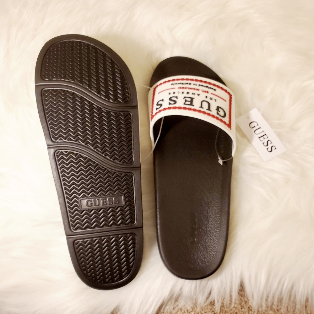 Guess Slides Sandals Shoes Slippers NWT Slip-ons - Picture 7 of 10